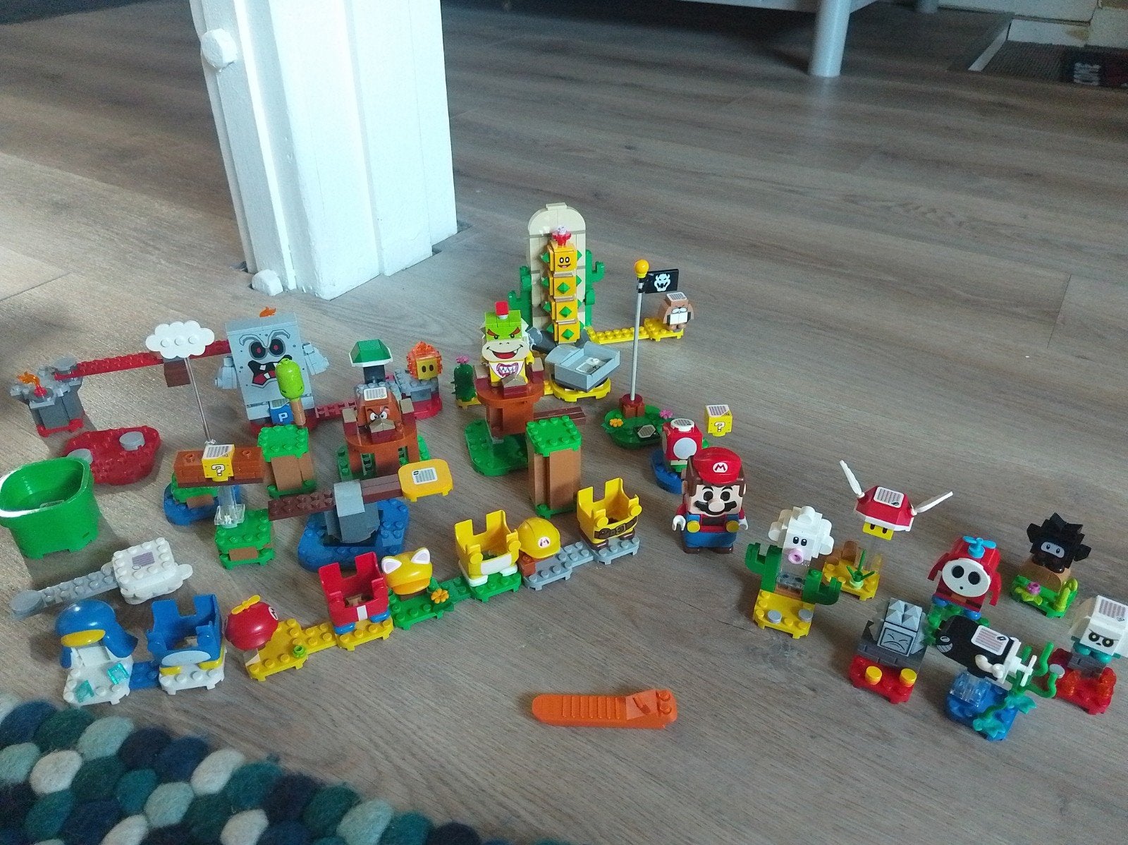 Grote Lego Super Mario set met Mario figuur en uitbreidingen, Lego, Ophalen of Verzenden, Zo goed als nieuw, Complete set