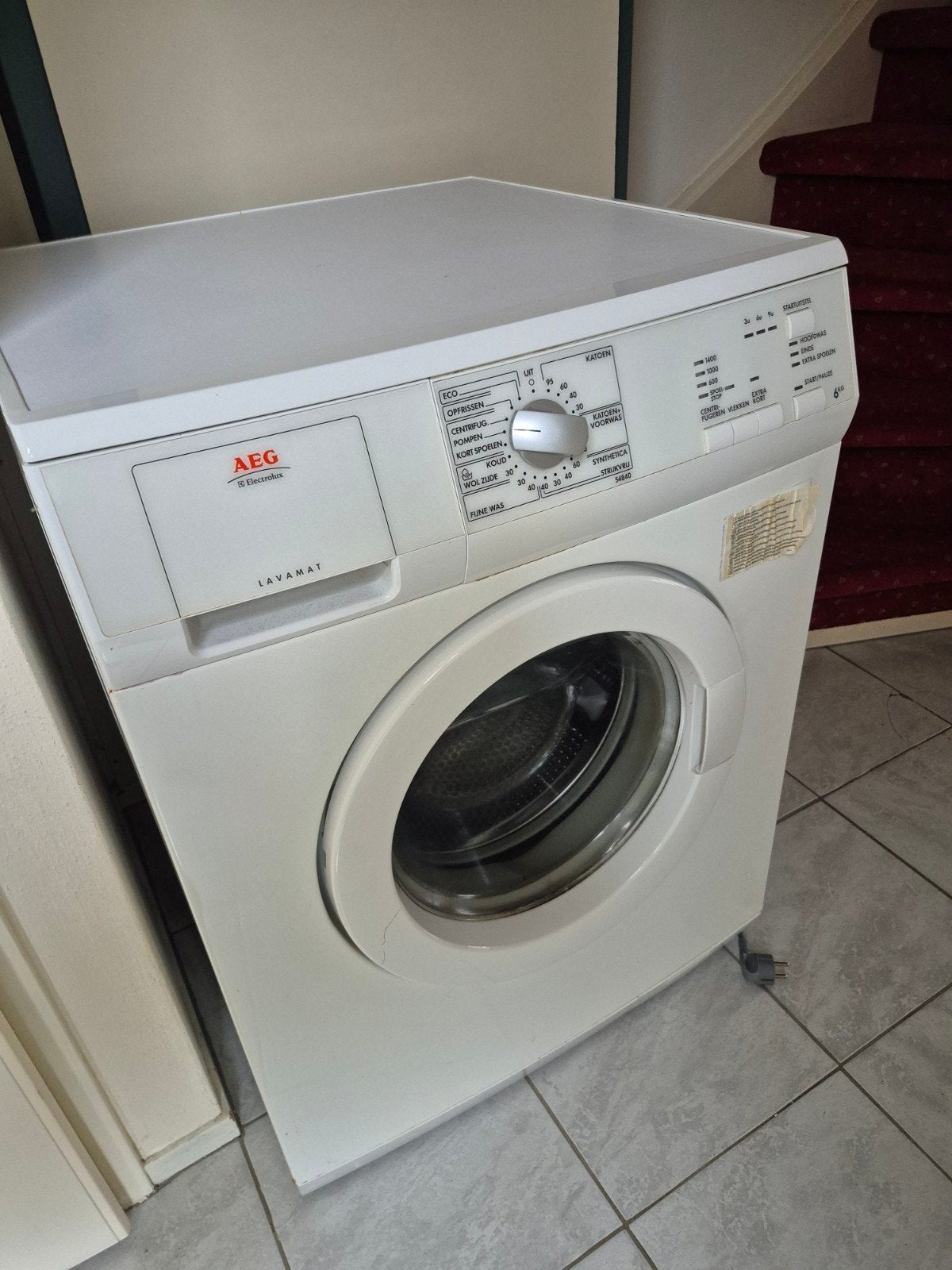 AEG Lavamat Wasmachine 6kg - Goede staat, Ophalen, Gebruikt, Wolwasprogramma, Voorlader
