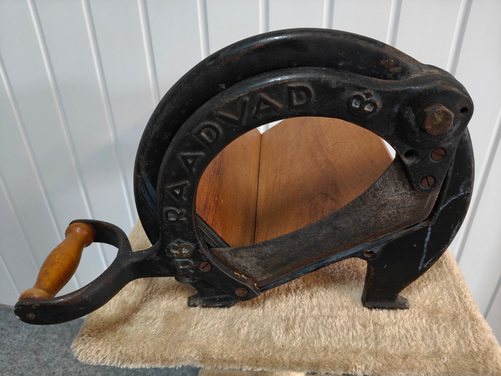 Raadvad deens broodsnijmachine, Antiek en Kunst, Ophalen of Verzenden