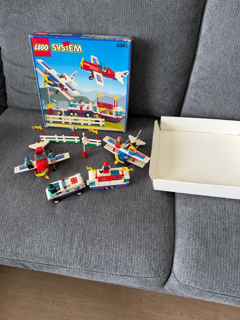 Lego System 6345 Aerial Acrobats - Vintage set met doos, Gebruikt, Compleet, Overige thema's, Lego