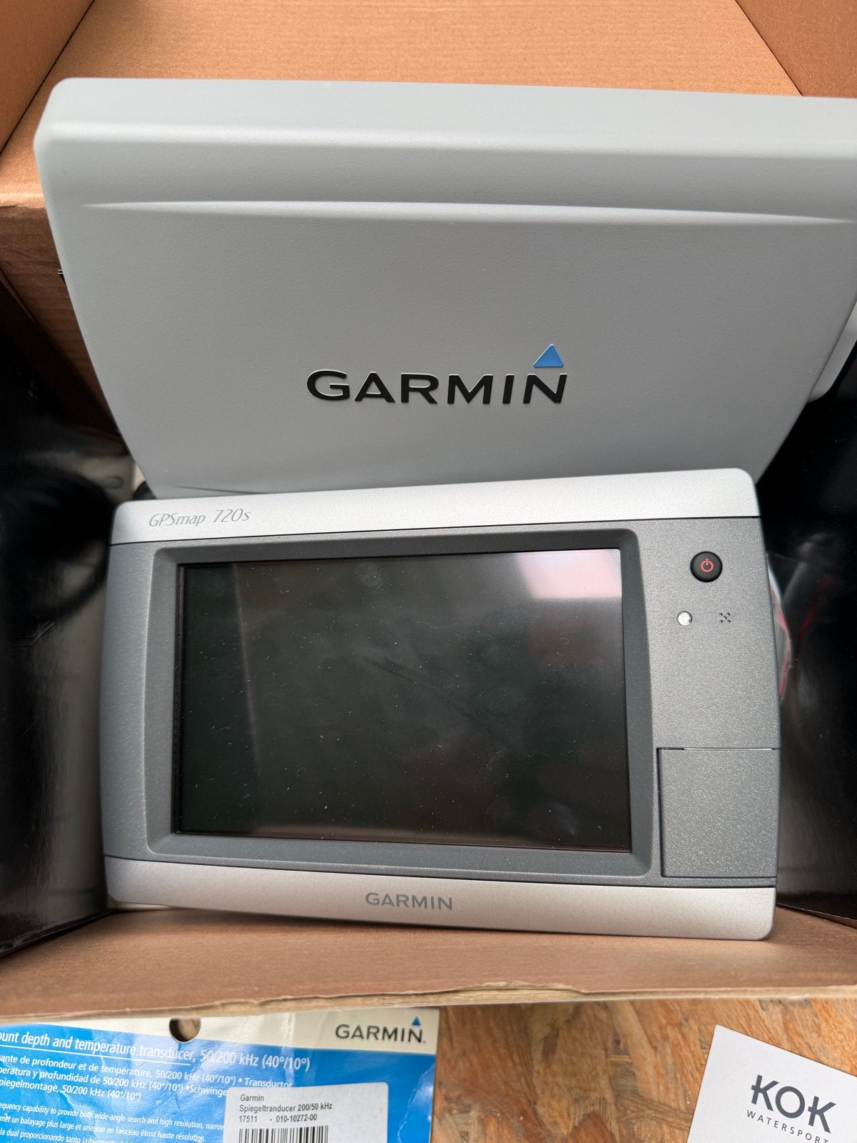 Garmin GPSMAP 720s met transducer en BlueChart g2 Vision, Ophalen of Verzenden, Nieuw, Kaartplotter of Fish Finder
