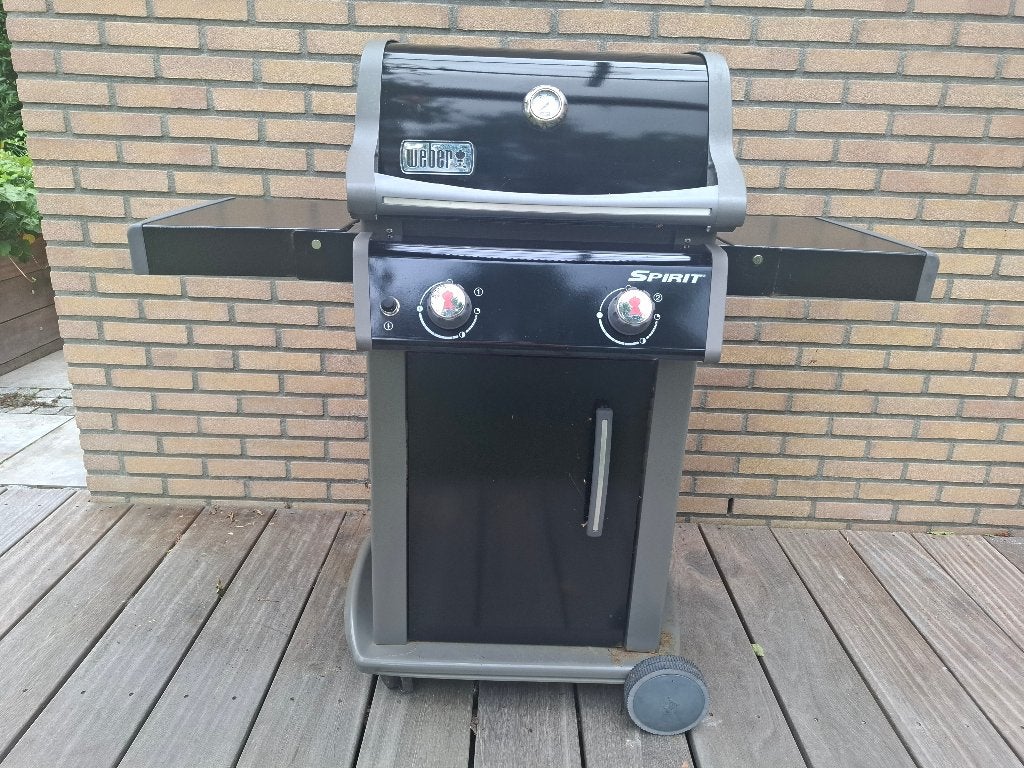 Weber gasbarbeque 210 original + gasfles + hoes, Tuin en Terras, Gasbarbecues, Ophalen, Gebruikt, Weber