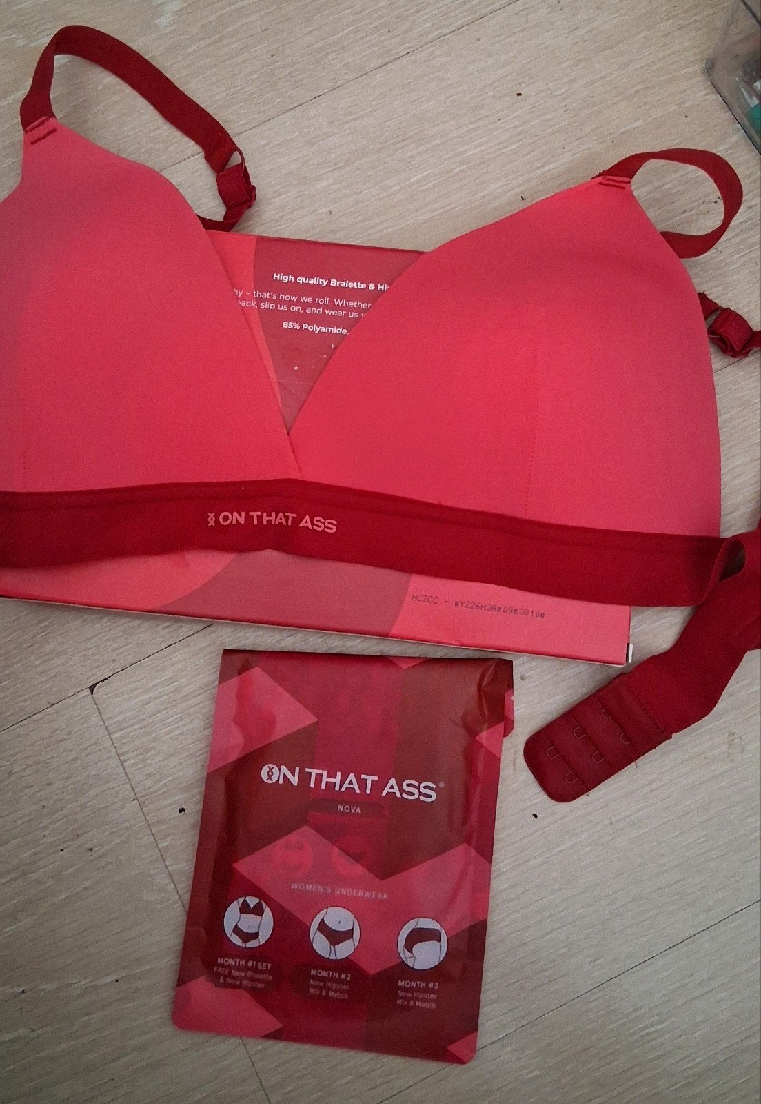 On that ass setje. Nieuw. XL, On that ass, Ophalen, Rood