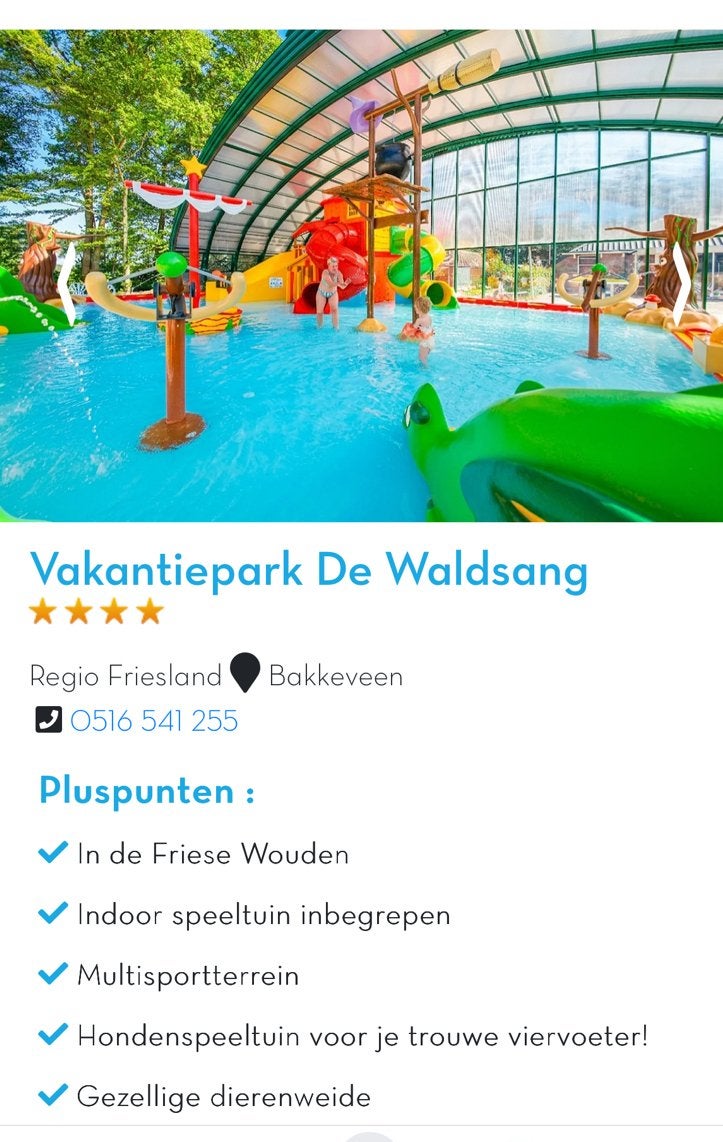 Last minute chalet 7p Bakkeveen 21 aug tm 4 sept