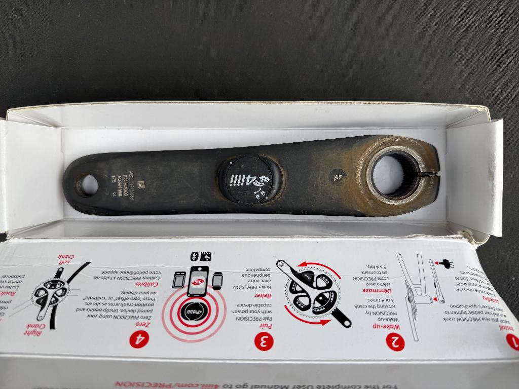 4iiii Precision Powermeter Crankstel (Shimano 105) 175 mm, Fietsen en Brommers, Fietsonderdelen, Crankstel of Pedalen, 4iiii, Gebruikt