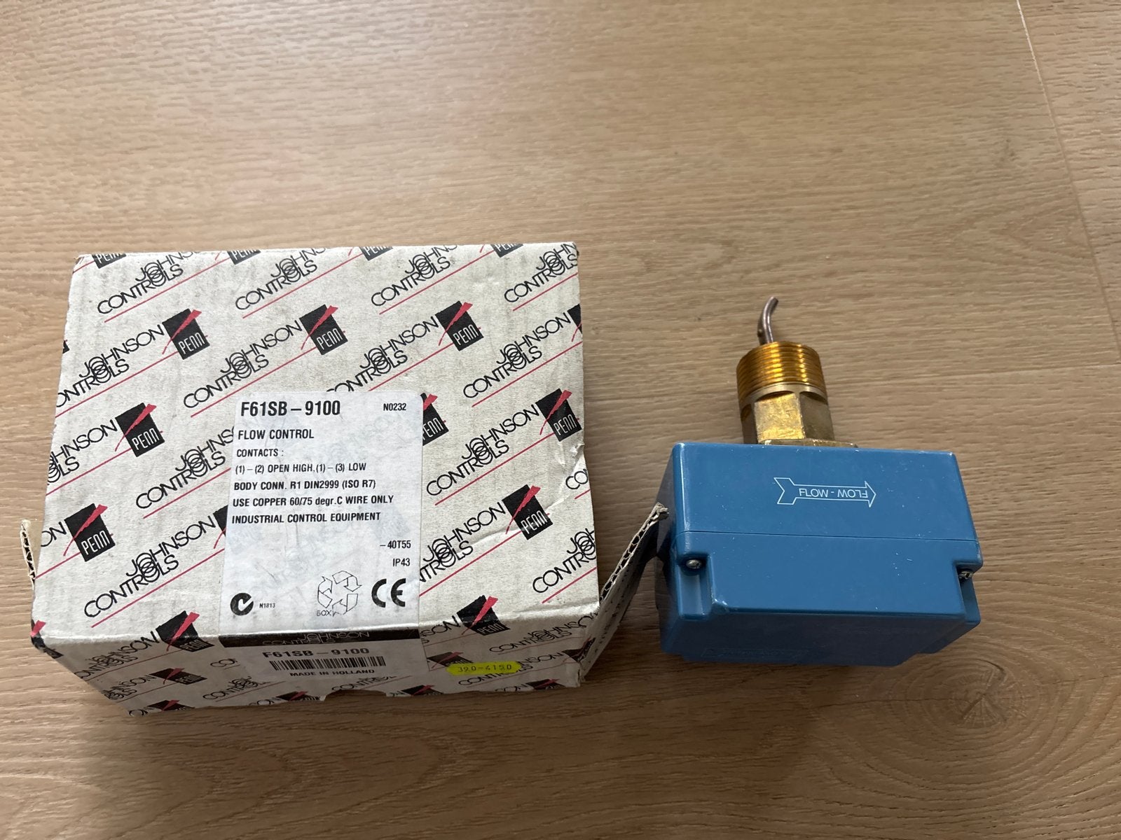 Johnson Controls F61SB-9100 Flow Control Schakelaar, Ophalen of Verzenden, Nieuw, Overige meters