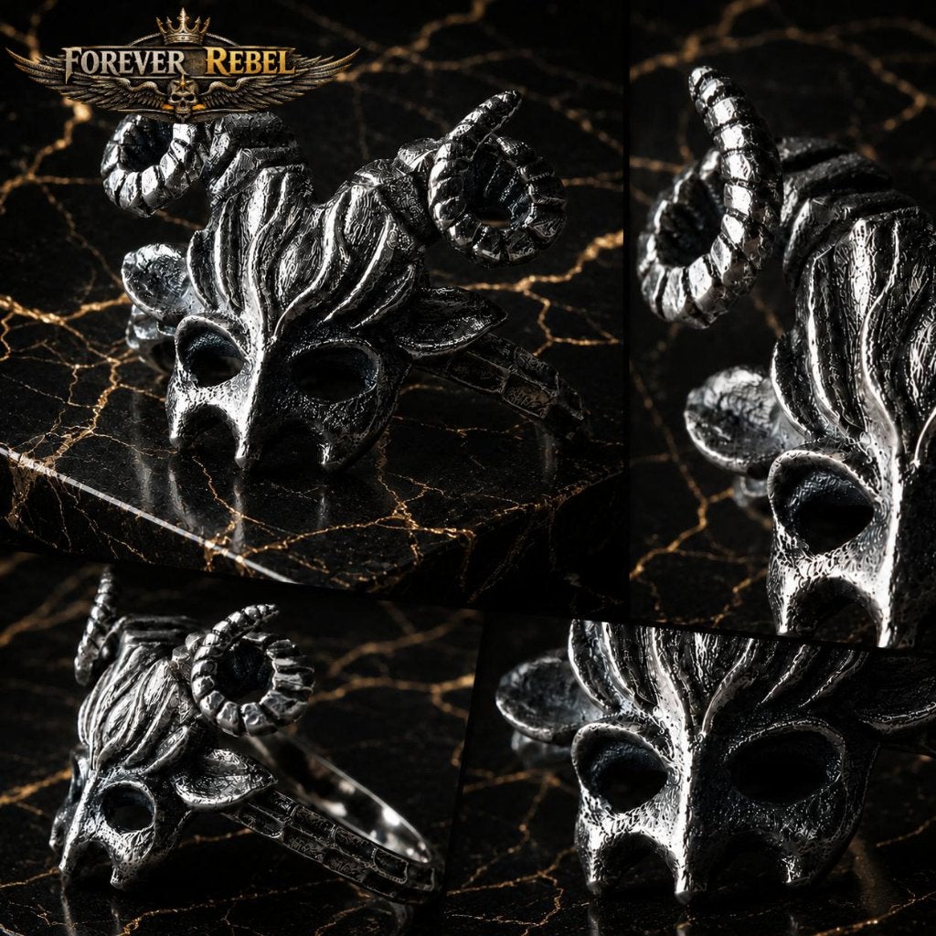 The Horned Reaper - 925 Zilver, Verzenden, Dame of Heer, Zilver, Prins Bernhardstraat 104