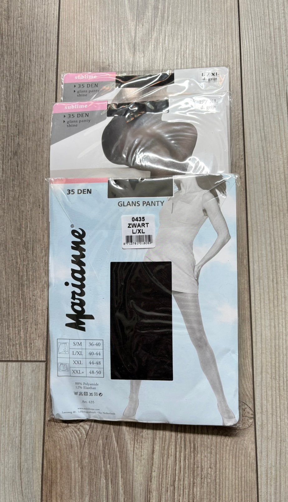 Set 3 nieuwe panty’s maat L/XL, Kleding | Dames, Leggings, Maillots en Panty's, Ophalen of Verzenden, Zo goed als nieuw, Zwart
