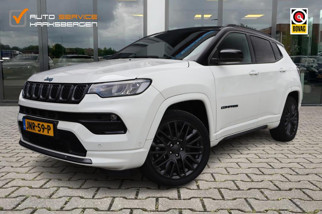 Jeep Compass 4xe 240 Plug-in Hybrid Electric S | ACC | Camer, Automaat, 4 cilinders, Wit, Bedrijf