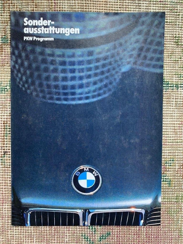 Zeer uitgebreide BMW accessoires brochure 1986 nieuw!, Nieuw, Ophalen of Verzenden, BMW, BMW