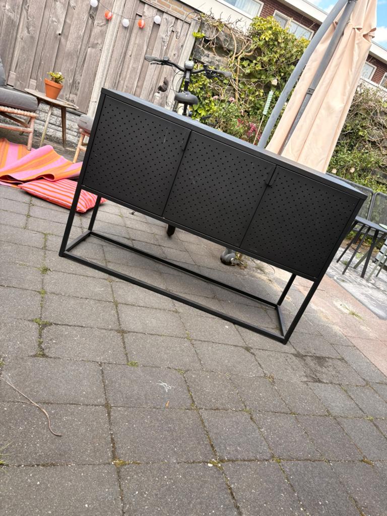 Dressoir, Huis en Inrichting, Kasten | Dressoirs, Ophalen, Gebruikt, 100 tot 150 cm, Metaal