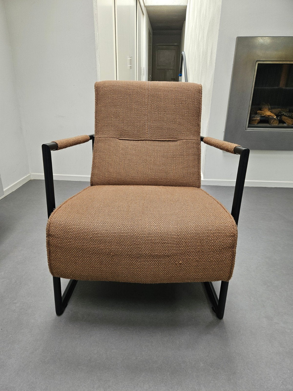 Xoon fauteuil in roestkleur - Zeer goede staat, Ophalen