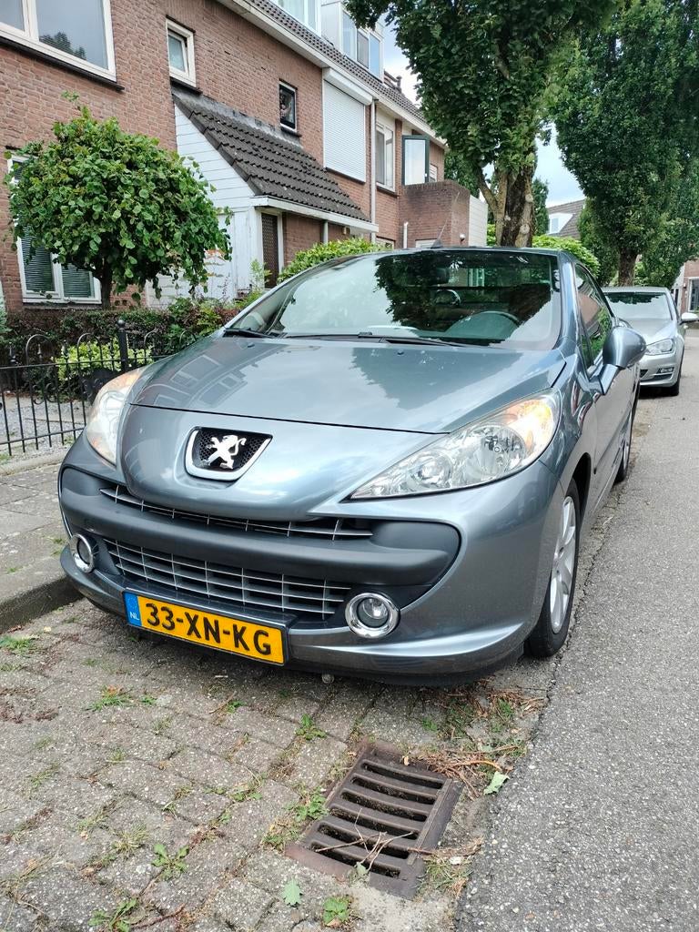 Peugeot 207 1.6 16V CC 88KW 2007 IN PRIJS VERLAAGD!, Auto's, Voorwielaandrijving, 15 km/l, Beige, 4 cilinders