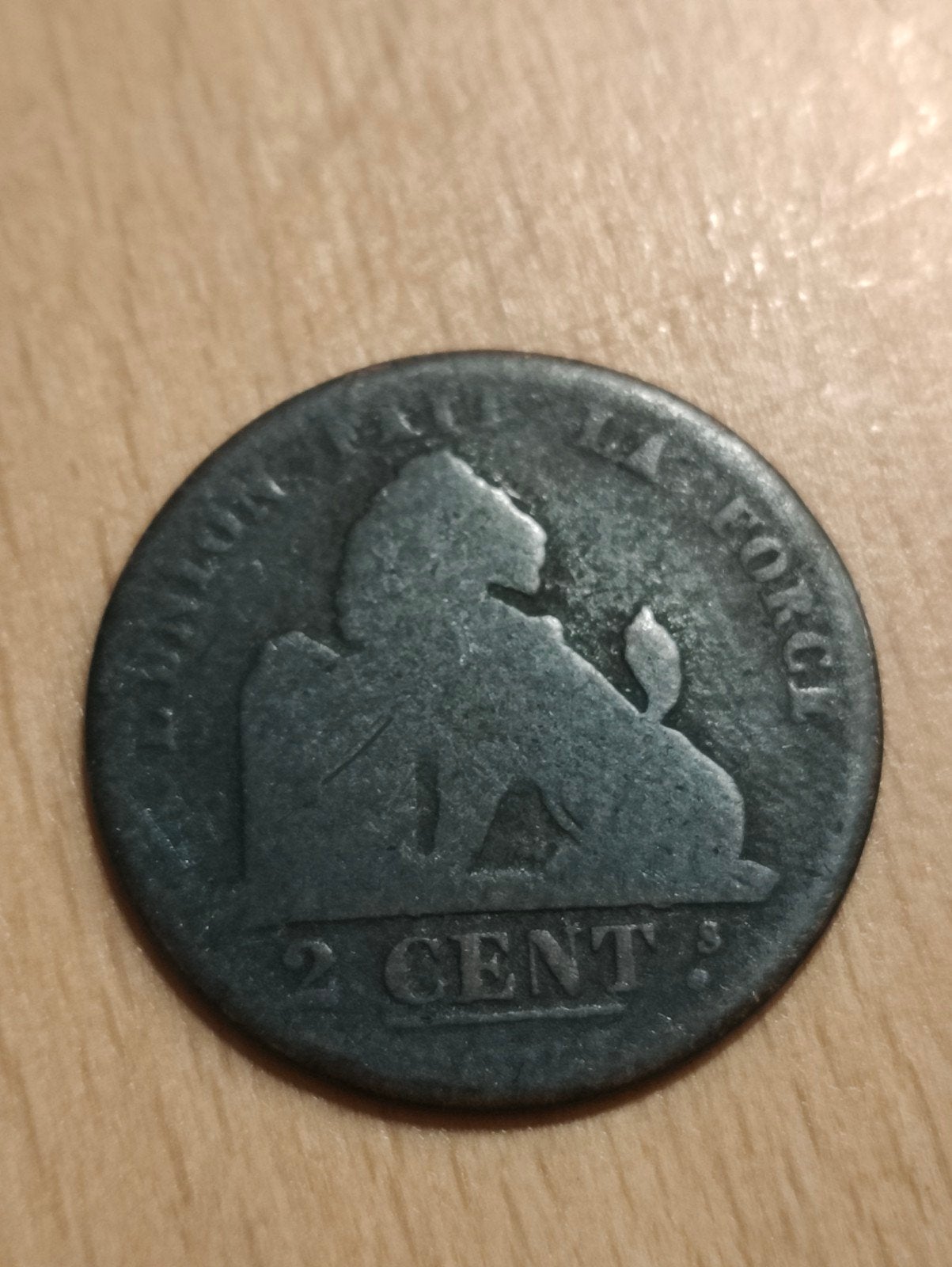 Historische Franse 2 Cent munt, 1793, Postzegels en Munten, Ophalen of Verzenden, Brons, Losse munt