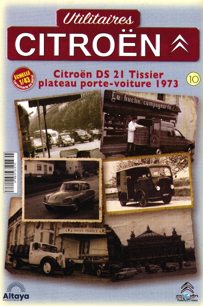 Citroen DS21 Tissier '73 + DS  1/43 Utilitaires Citroen # 10, Ophalen of Verzenden, Nieuw, Auto, Overige merken