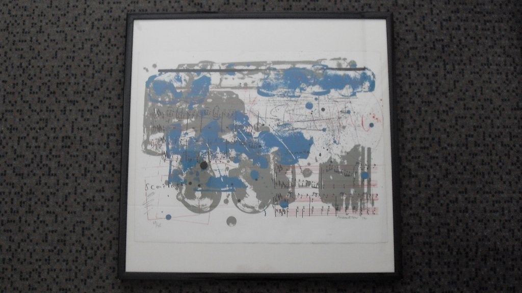 SAM MIDDLETON ; grote gesigneerde litho, ingelijst, Ingelijst, Ophalen of Verzenden, Lithografie