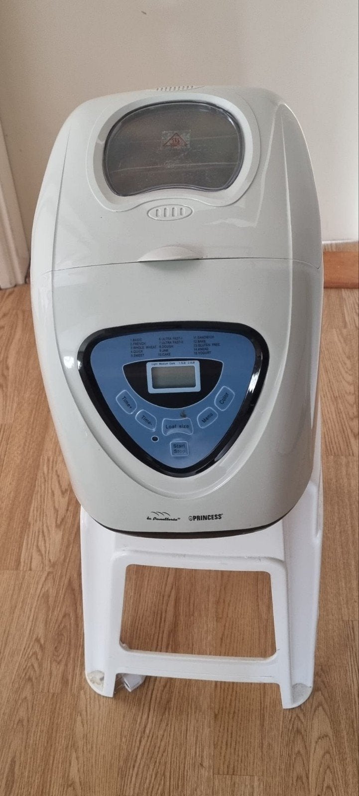 Princess Broodbakmachine - Zo goed als nieuw, Witgoed en Apparatuur, Broodbakmachines, Kijkvenster, 800 tot 1200 gram deeg, Zo goed als nieuw