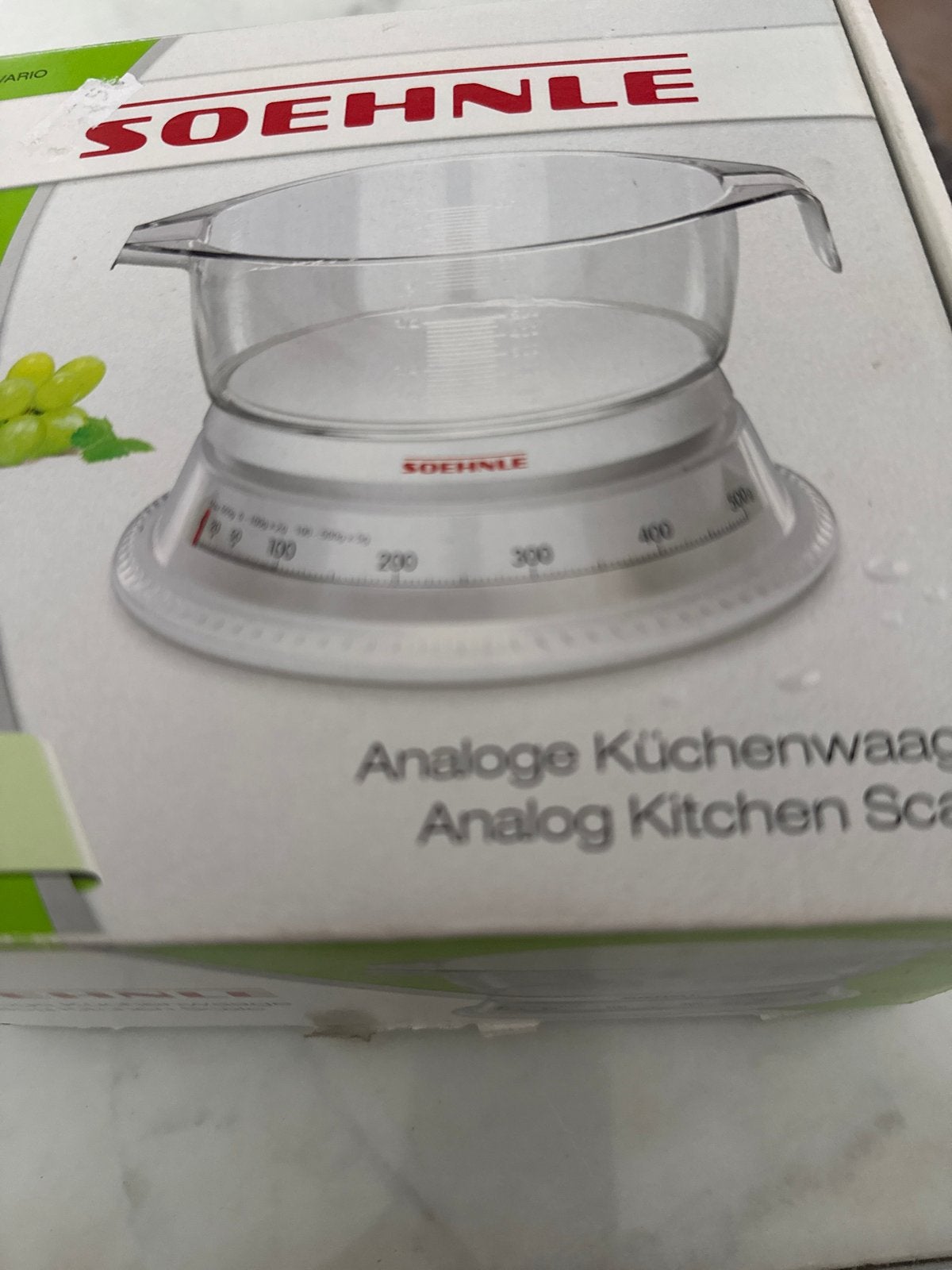 Soehnle Analoge Keukenweegschaal - Nieuw in doos, Minder dan 10 kg, Keukenweegschaal, Nieuw, Ophalen of Verzenden