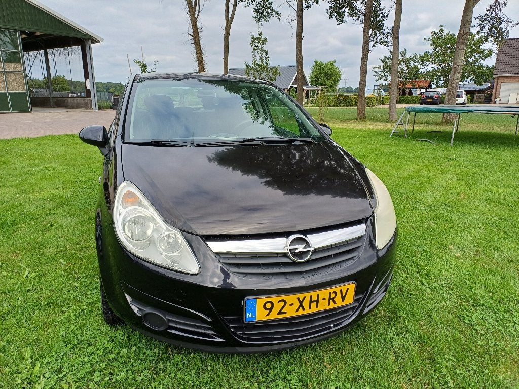 Opel Corsa 1.2 16V 5D 2007 Zwart, Voorwielaandrijving, Stof, 4 cilinders, 1229 cc