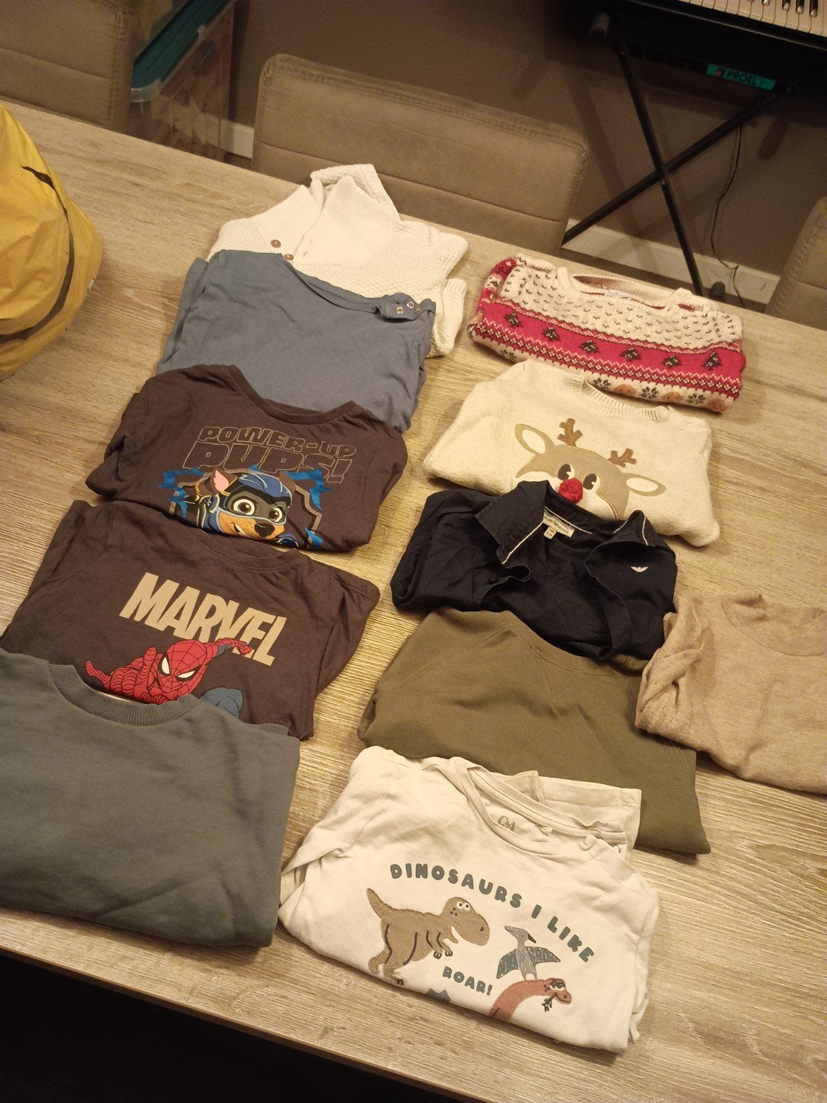 winterkleding maat 92-104, Ophalen of Verzenden, Gebruikt, Jongen, Trui of Vest