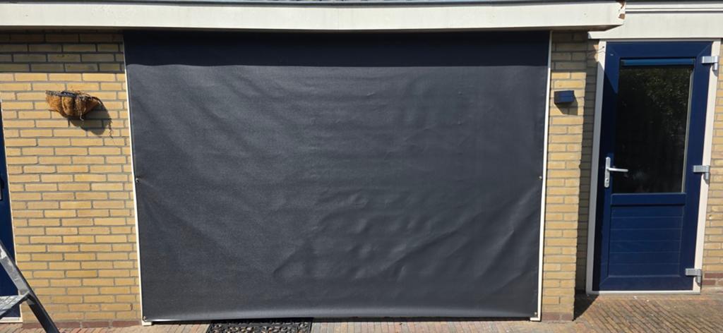 Grijs/antraciet Screen Zonwering 205 hoog, breed 288., Ophalen of Verzenden, Zo goed als nieuw, 150 tot 300 cm, 250 cm tot 450 cm