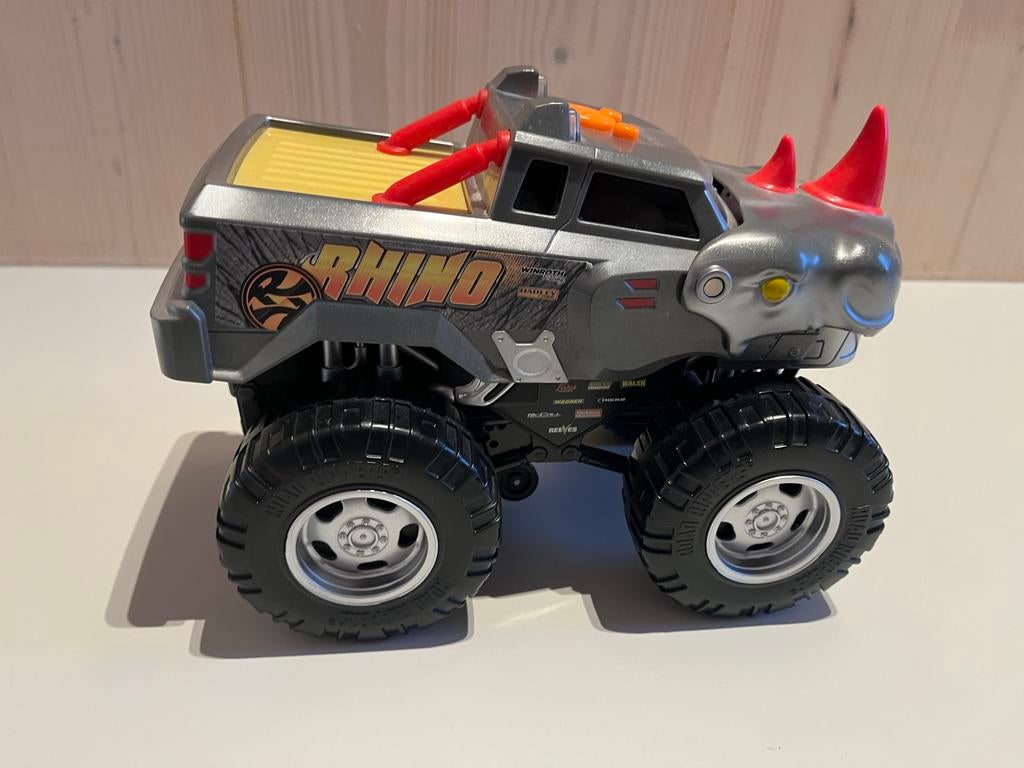 Stoere Rhino Monster Truck Speelgoedauto, Ophalen of Verzenden, Gebruikt