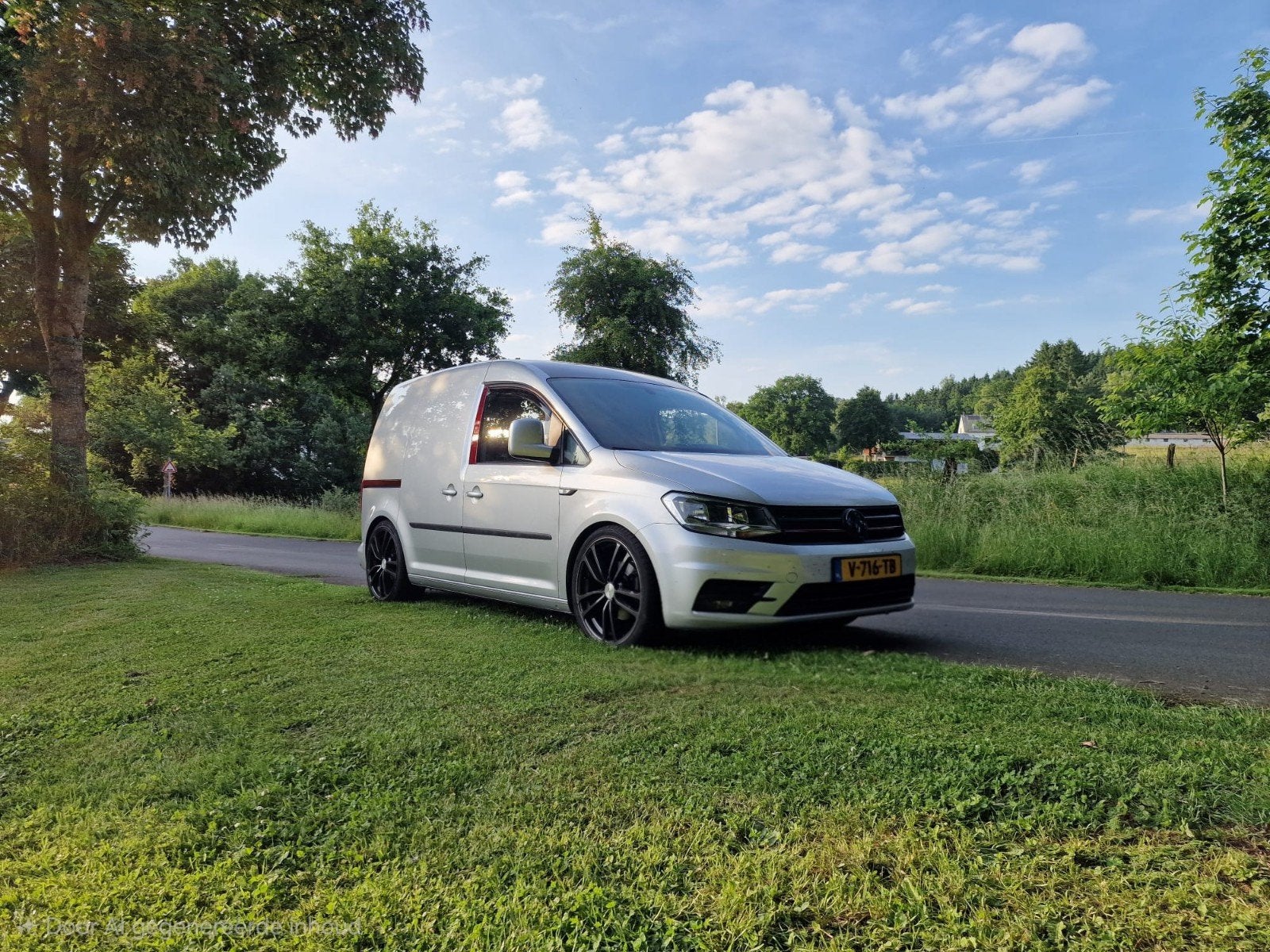 Volkswagen Caddy 2.0 TDI met BMT L1h1 180pk 2018, Auto's, USB, 4 cilinders, Volkswagen, Leder en Stof