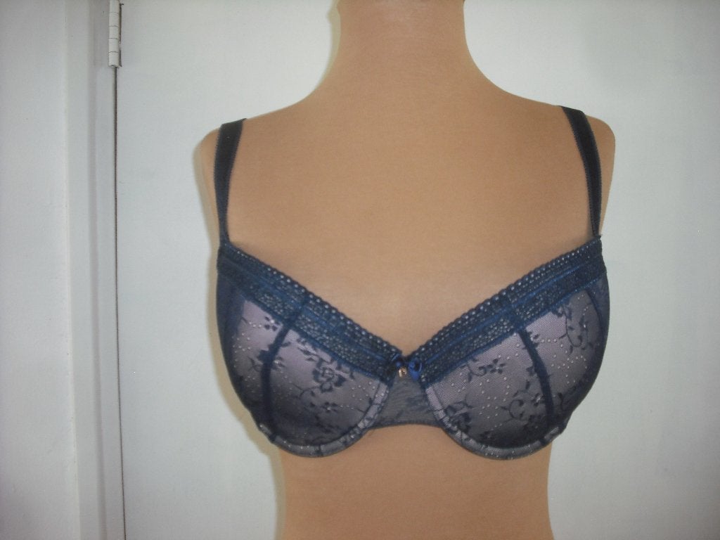 beugelBh maat 85D   voorgevormde cups, Ophalen of Verzenden, Blauw, BH
