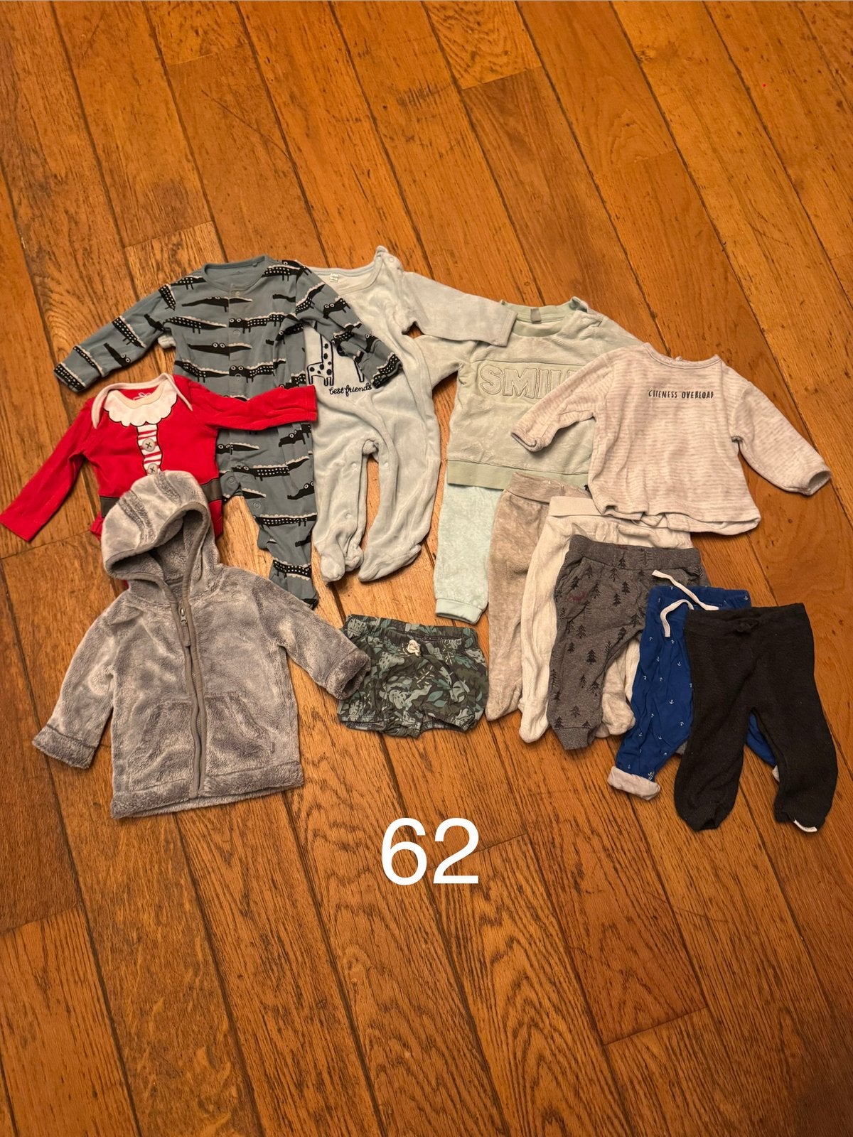 Jongens kleding pakket broek trui onsie 62, Ophalen of Verzenden, Gebruikt, Maat 62