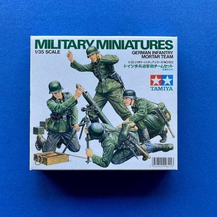 tamiya 35193 German Infantry Mortar Team 1/35, Verzenden, Nieuw, 1:35 tot 1:50