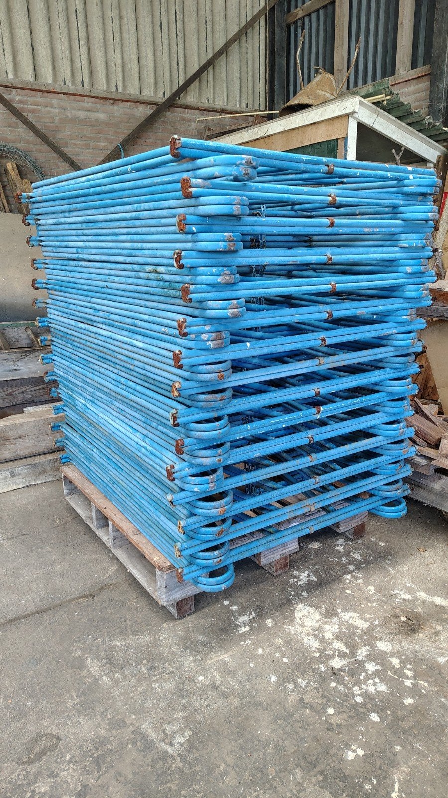 Mestel schagen 30 stuks, Ophalen, Gebruikt, Overige typen, Minder dan 2 meter