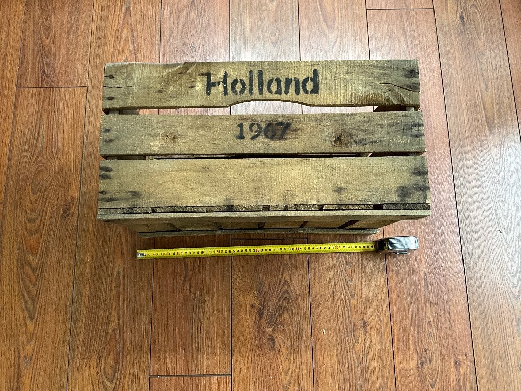 Houten appel kist 1967 bieden 10 euro, Ophalen, Minder dan 50 cm, Gebruikt, 50 tot 100 cm