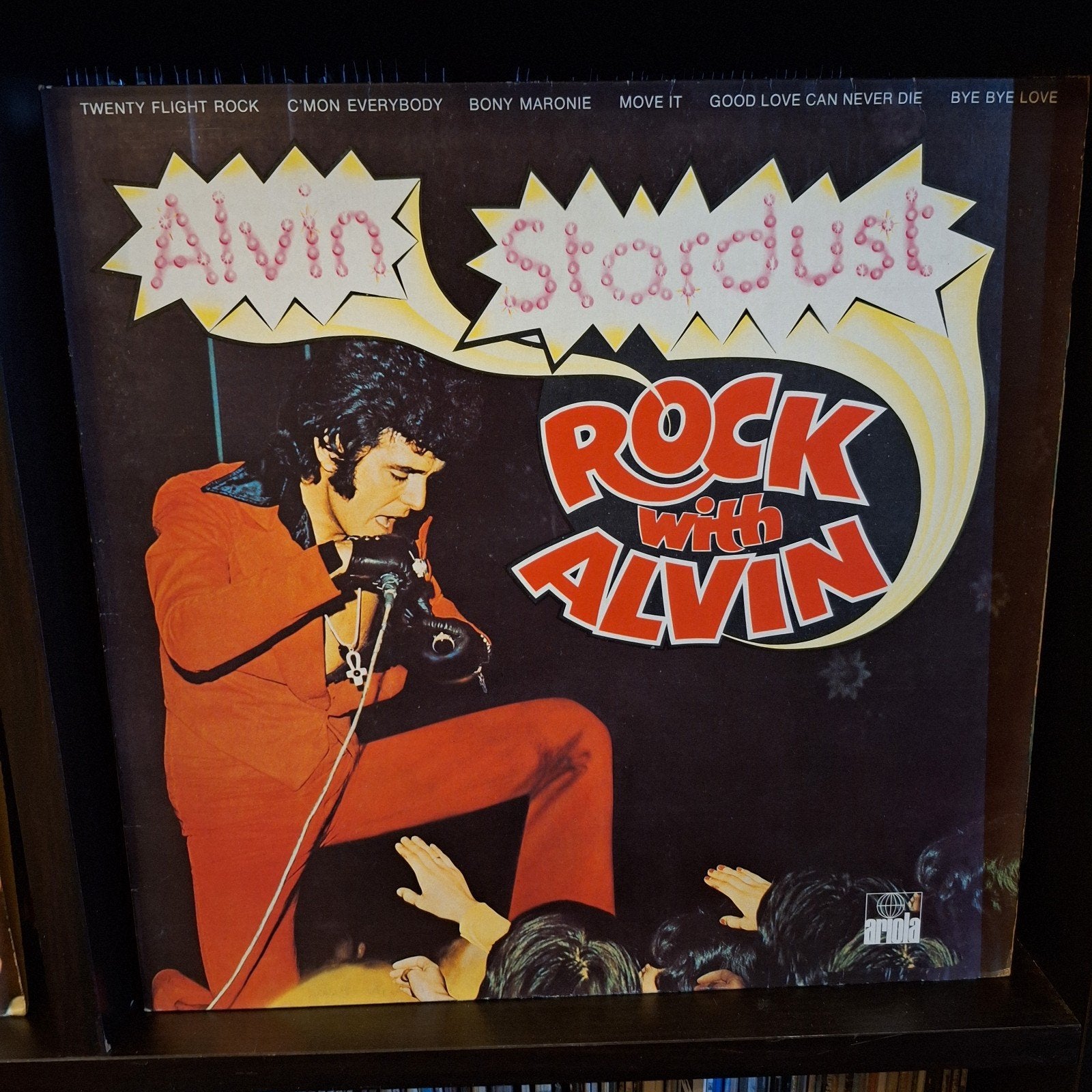 Alvin Stardust - Rock With Alvin LP (1974) - Poprock Vinyl, Ophalen of Verzenden, Gebruikt, 12 inch, Poprock