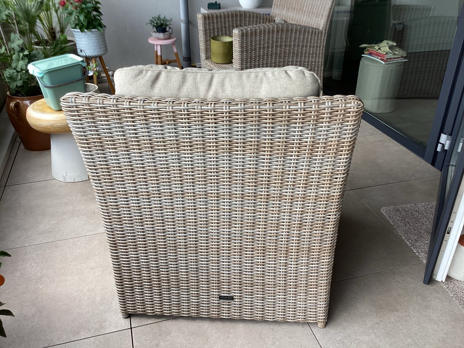 2x Comfortabele intenso fellini lounge tuinstoelen, Tuin en Terras, Ophalen, Zo goed als nieuw
