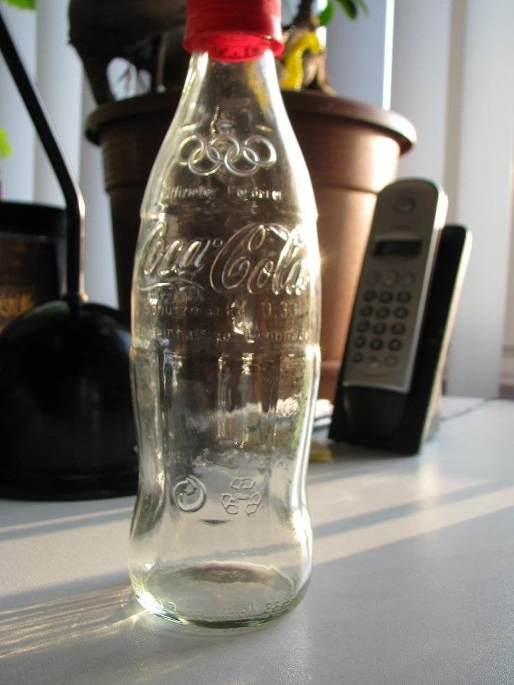Oude Coca Cola Fles., Ophalen of Verzenden, Gebruikt, Verpakking