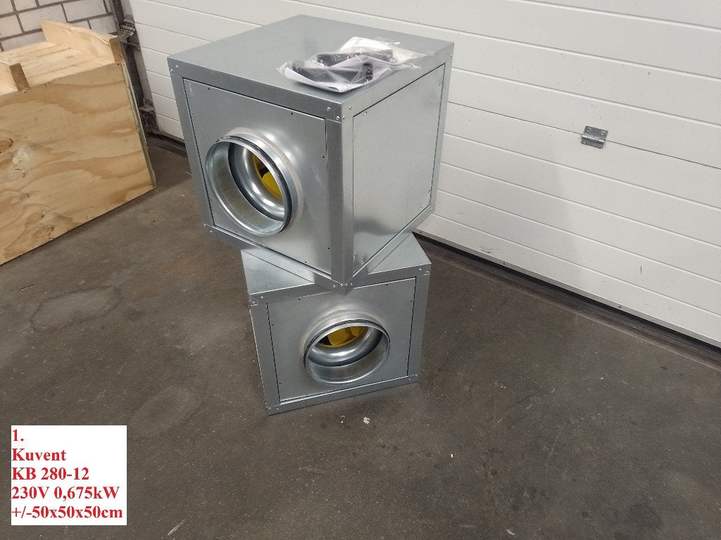4x Boxventilator, ventilatiebox ongebruikt!, Ophalen of Verzenden, Nieuw, Ventilator