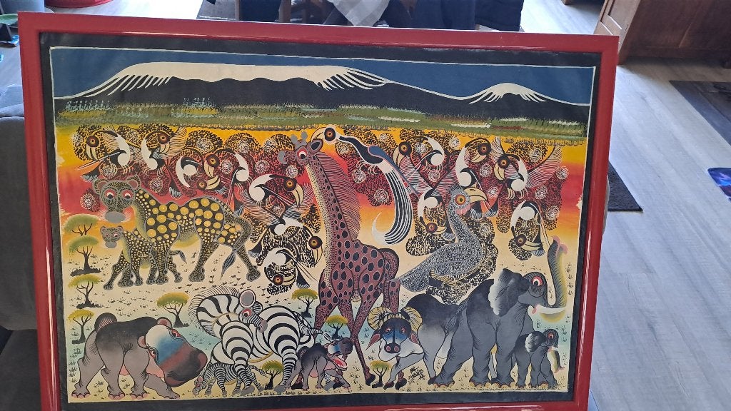 Afrikaanse dieren, Ophalen, 50 – 75, Gebruikt, Foto of Poster