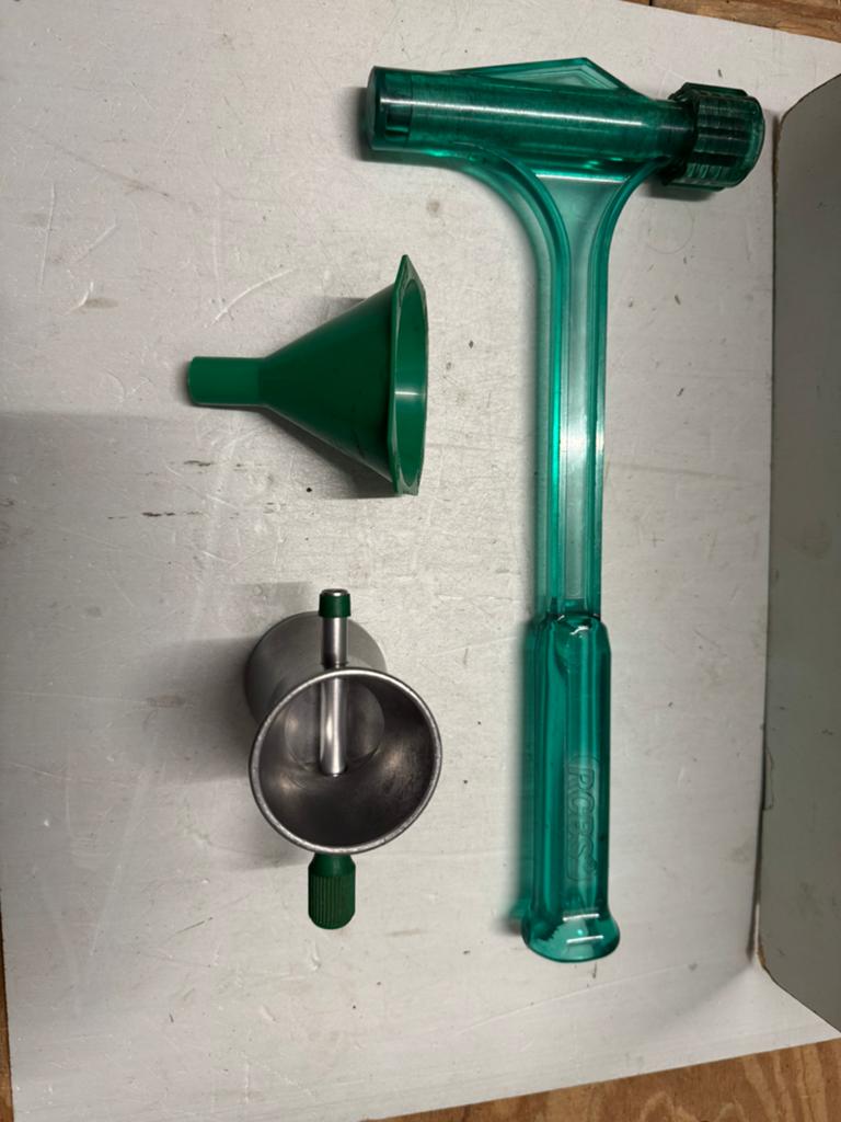 Rcbs herlaad tools trickler trechter ontlaad hamer, Ophalen
