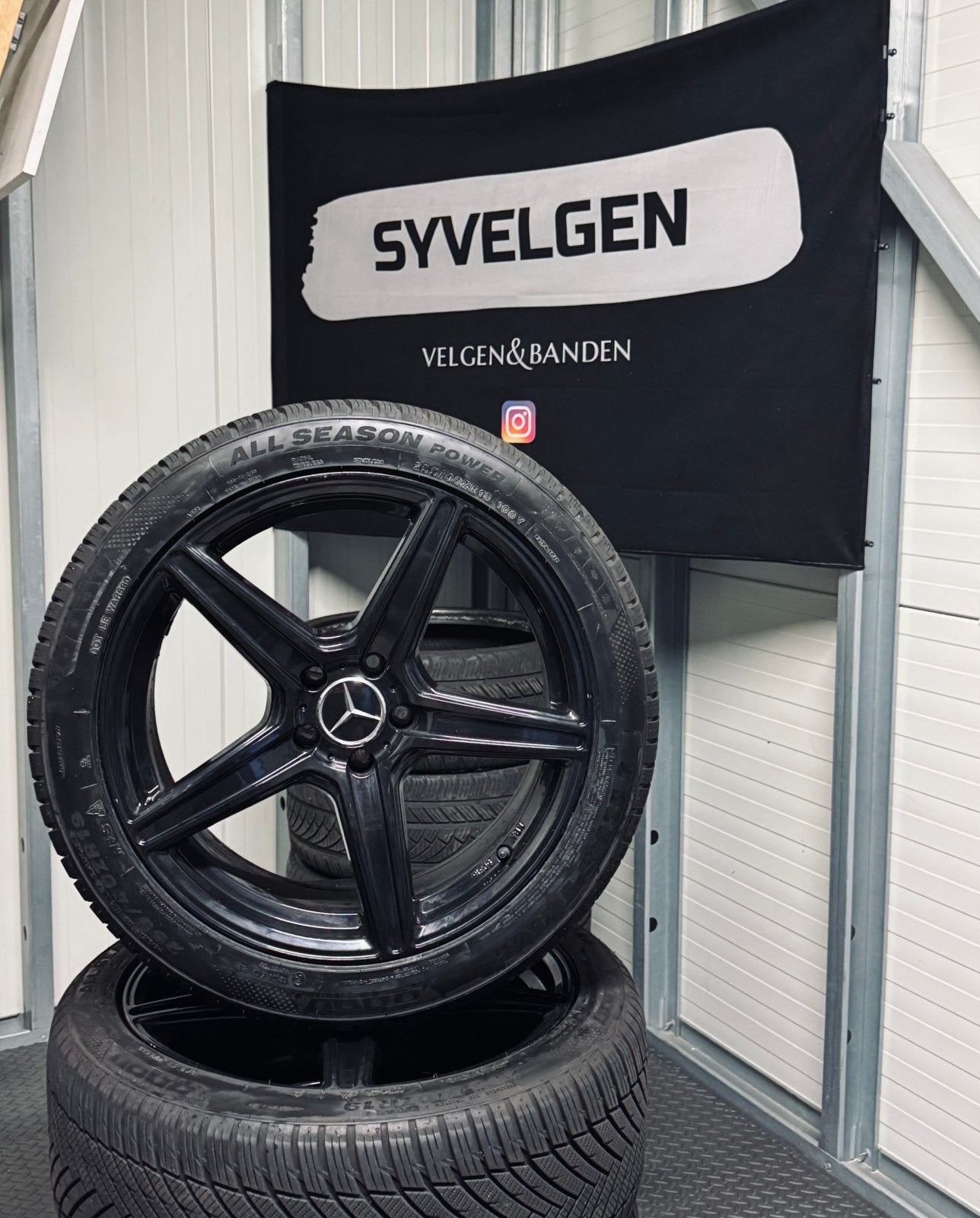 19" 5x112 Mercedes E-Klasse Velgen - All Season Banden!, Auto-onderdelen, Banden en Velgen, 255 mm, Banden en Velgen, Nieuw, All Season