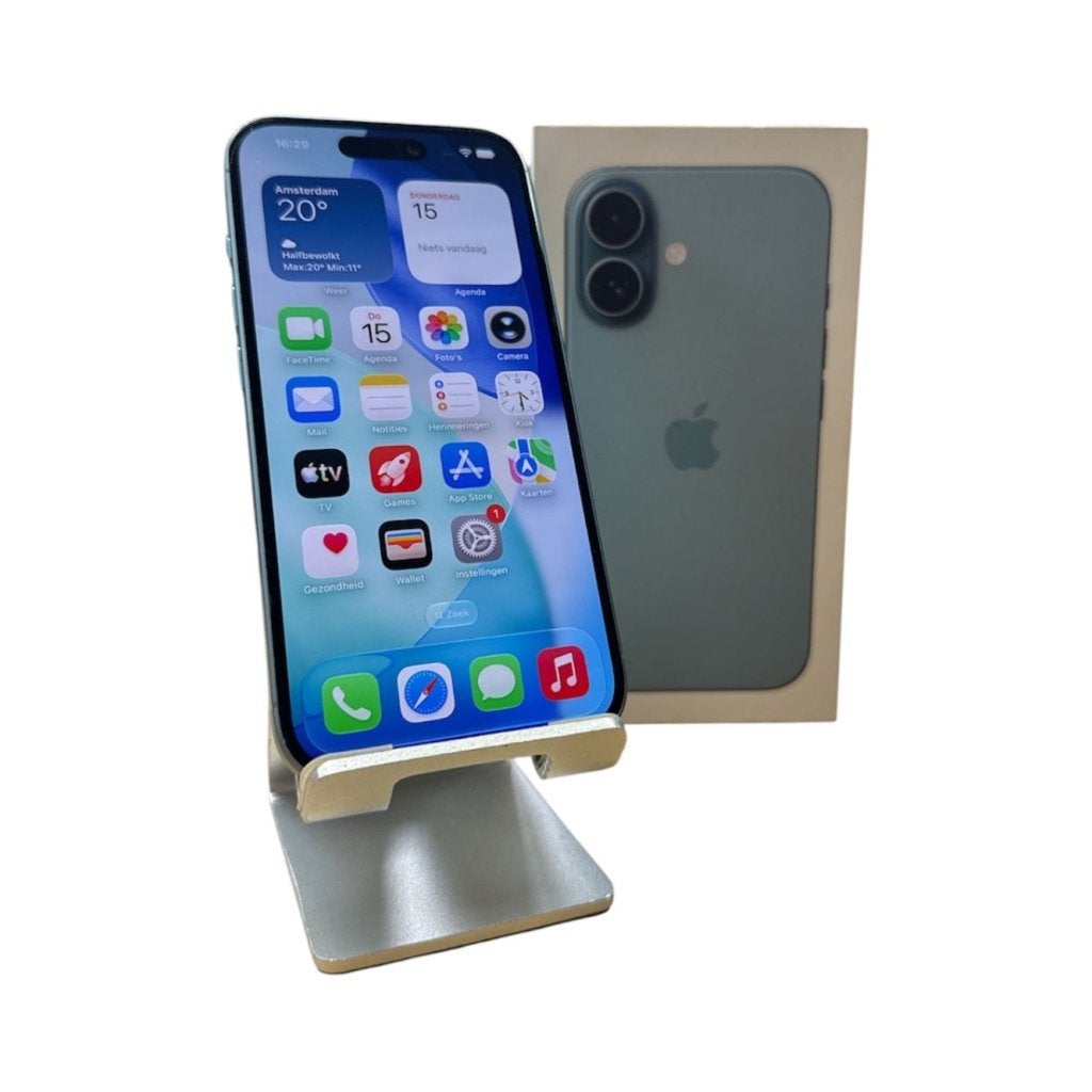 Apple iPhone 16 128GB Teal | Accu 91% | Gebruikte Staat, Apple, Zo goed als nieuw, Support@apple.com, One Apple Park Way
Cupertino, CA 95014
United States