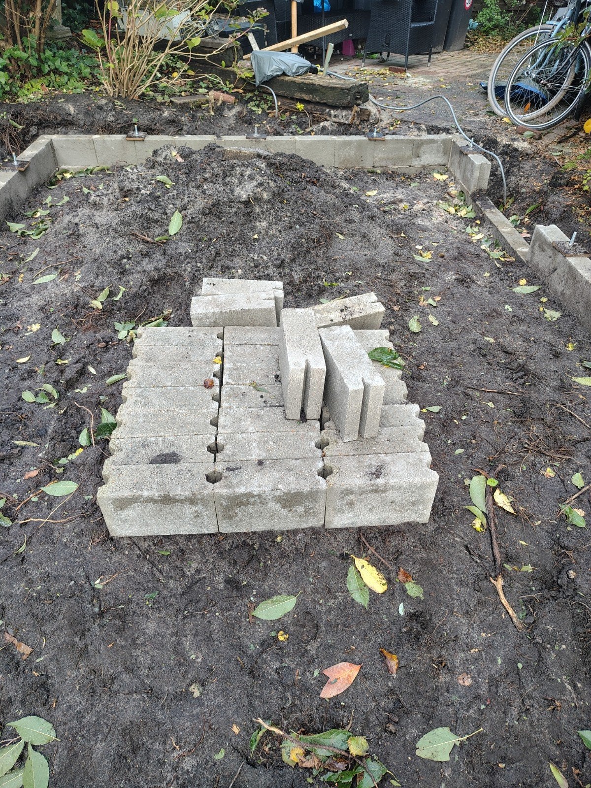 27 ongebruikte cementblokken 30x20x10 cm, Ophalen, Nieuw, Beton