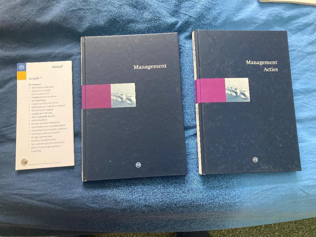 Mansal cursus over nieuwe management stijl, Ophalen of Verzenden, Zo goed als nieuw, Management