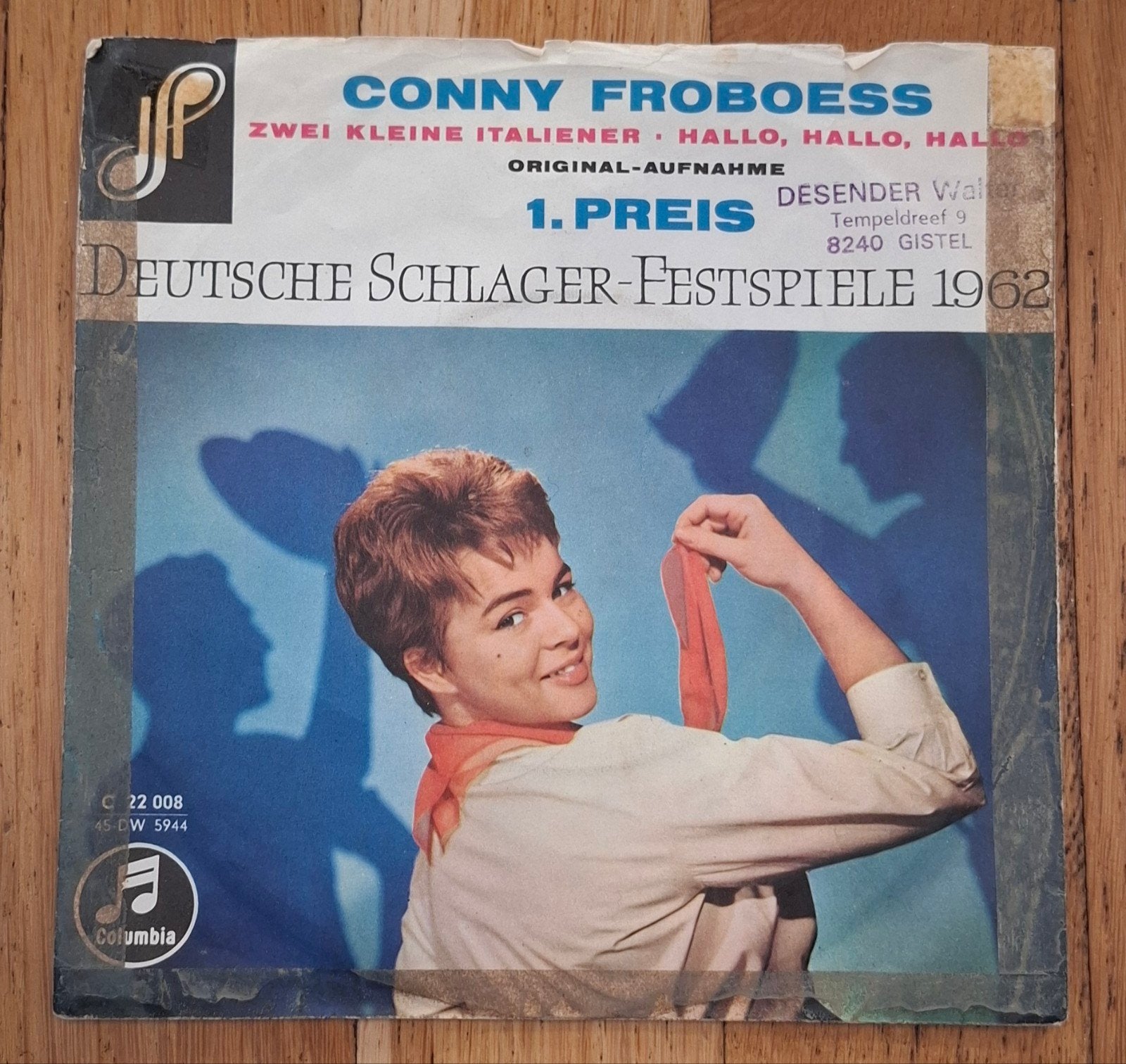 Conny Froboess - Zwei kleine Italiener / Hallo, hallo, hallo, Cd's en Dvd's, Ophalen of Verzenden