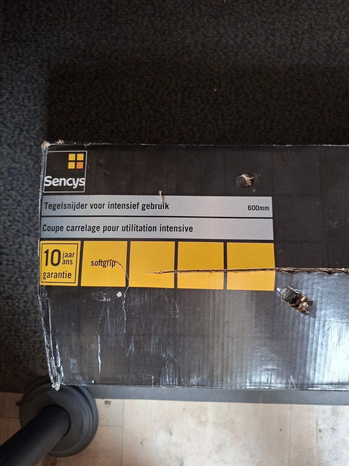 Sencys Tegelsnijder voor intensief gebruik 600mm, Ophalen, Nieuw, Snijgereedschap, Overige merken
