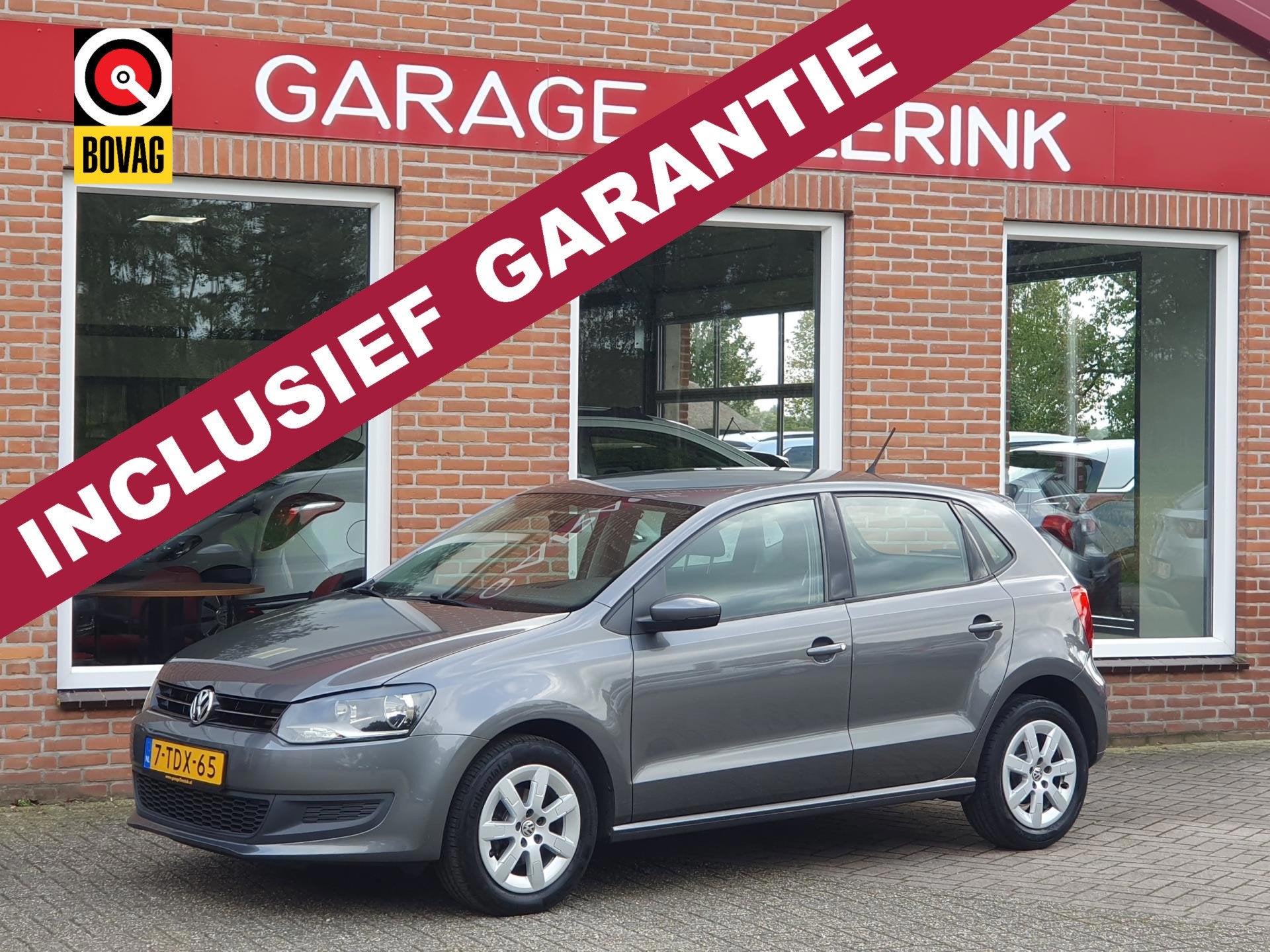 Volkswagen Polo 1.2 TSI BlueMotion Edition 90PK 5drs airco,, Auto's, Voorwielaandrijving, Euro 5, Stof, 4 cilinders