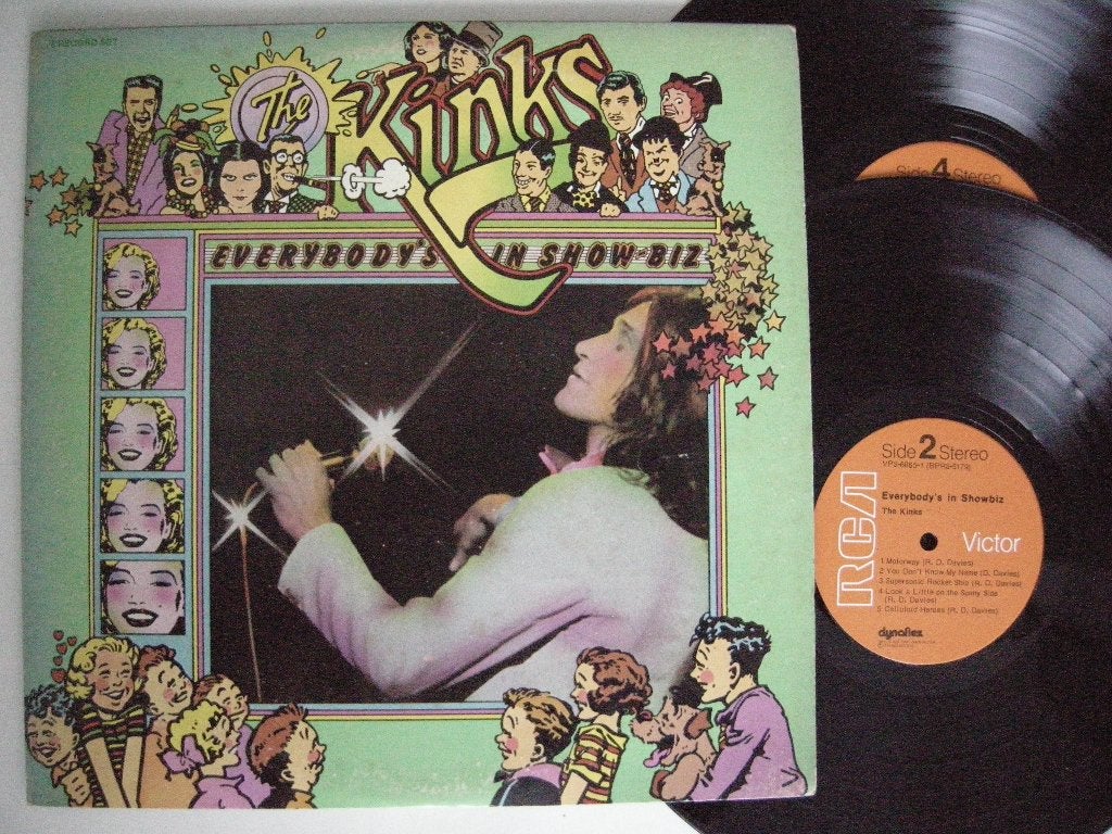 Kinks Everybody In Showbizz - 2LP vinyl zgan / USA, Ophalen, Zo goed als nieuw, 12 inch, Dubbel-LP