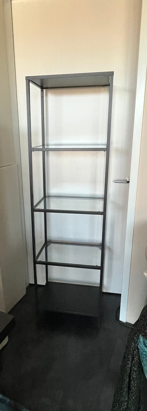 vittsjo stellingkast ikea zwart, Ophalen, Gebruikt