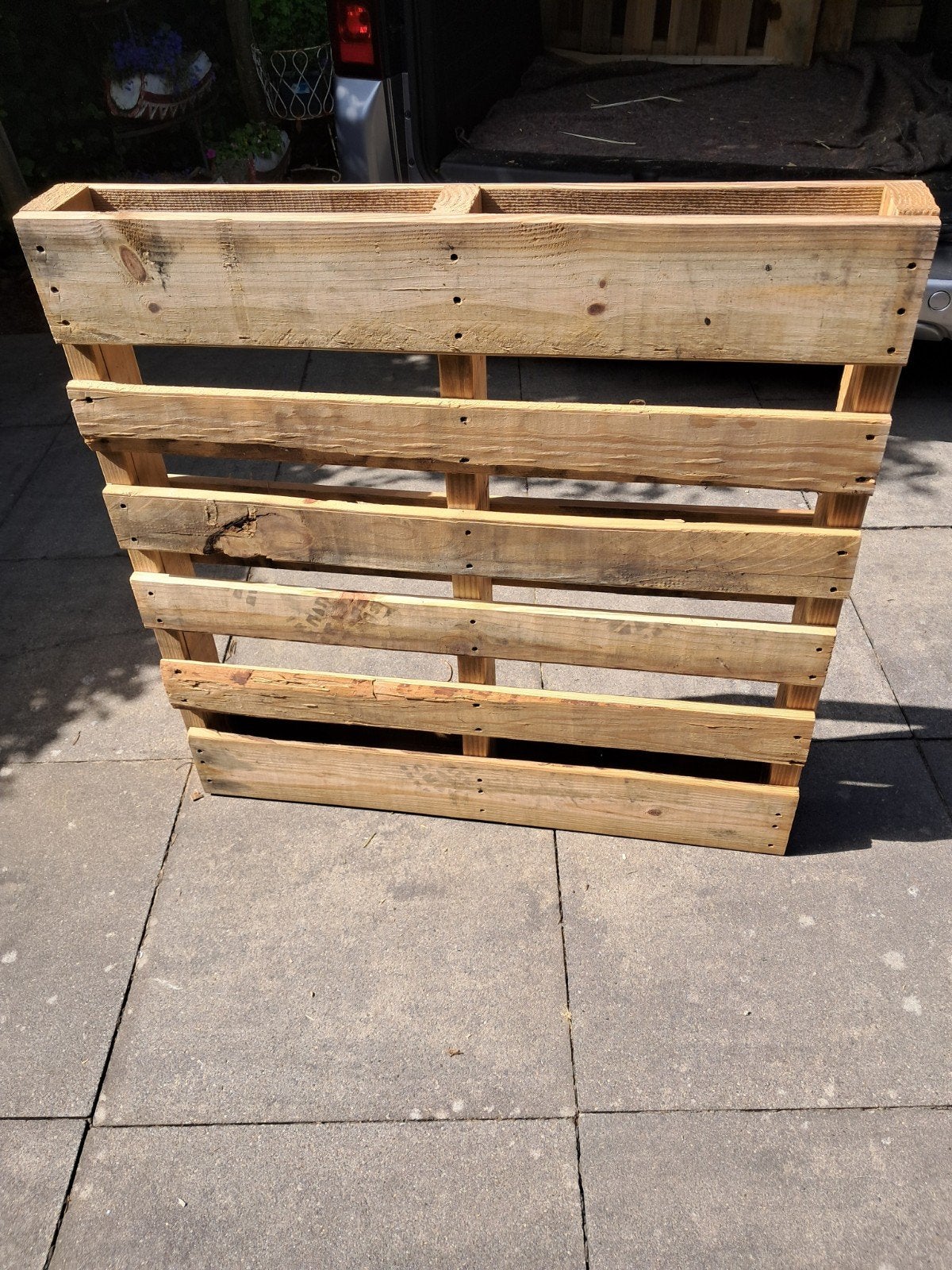 18  pallets 90x90 cm, Doe-het-zelf en Verbouw, Ophalen, Gebruikt, 50 mm of meer, Pallet