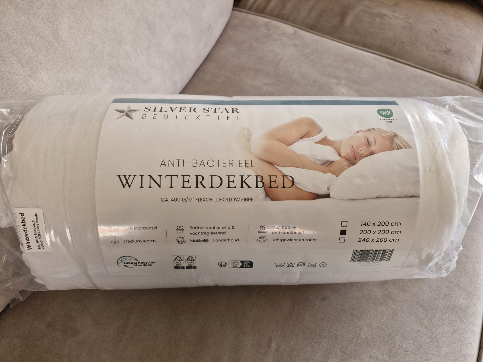 Winterdekbed silverstar 200x200, Ophalen of Verzenden