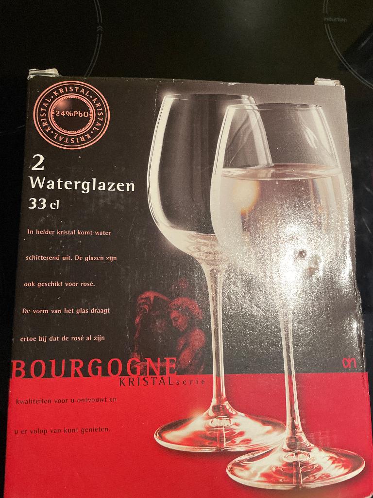 Waterglazen, Ophalen of Verzenden, Zo goed als nieuw, Overige typen